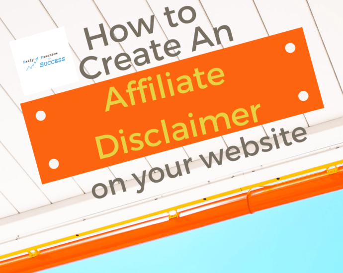 How to create an affiliate disclaimer on a website