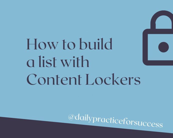How to build a list with a content locker