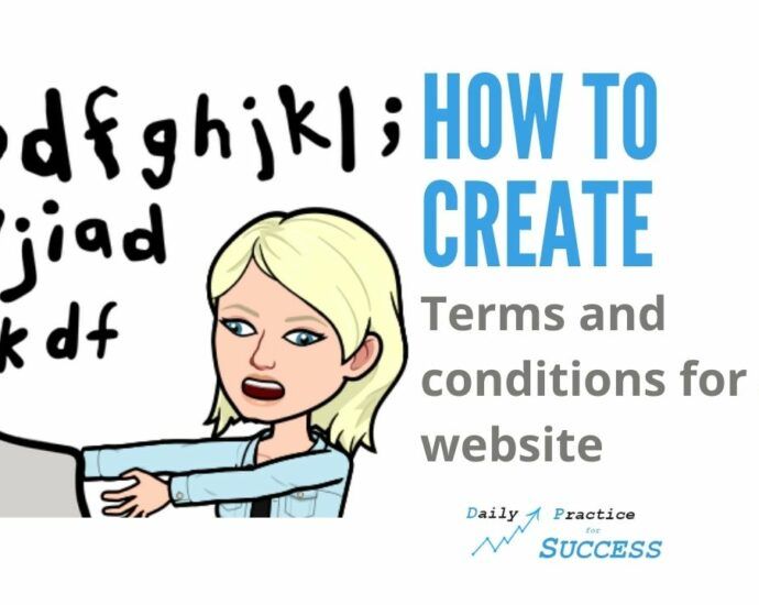 How to create terms and conditions for a website