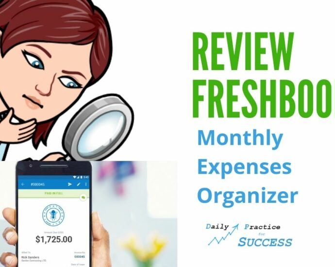 Review Freshbooks Monthly Expenses organizer